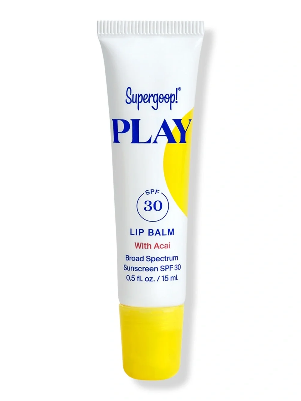 SUPERGOOP! NIB PLAY Lip Balm SPF 30 Sunscreen AÇAÍ 15ml